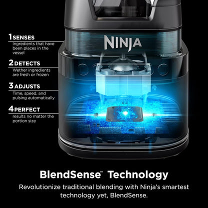 Ninja Blender - 1800 Watt Full Size Pitcher for Smoothies, Shakes & Frozen Drinks | 72 oz | Black