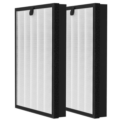 400 Air Purifier Replacement Filter Compatible with Puro 400 Air Purifier, 3-in-1 with Activated Carbon Filter Attach Pet Dander Smoke Pollen Dust, 2 Pack