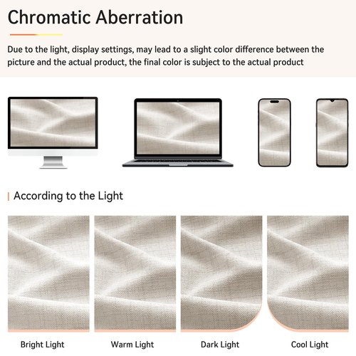 100% Blackout Shield Linen Look Textured Pinch Pleated Curtains Blackout Drapes 84 Inch Long 2 Panels Set, Faux Linen Blackout Curtains for Bedroom & Living Room, 40" W x 84" L, Beige