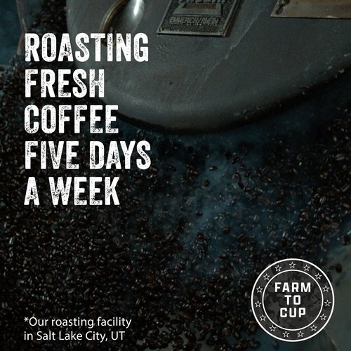 Black Rifle Coffee Company Freedom Fuel, 12oz Bag, Ground Coffee Dark Roast - Roasted Blend Made from Arabica Beans - Colombian & Brazilian Beans - Veteran Founded & American Made