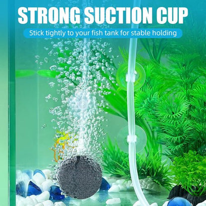 AQUANEAT Aquarium Suction Cups - 24pcs Clear Clips for 3/16" Airline Tubing Holder