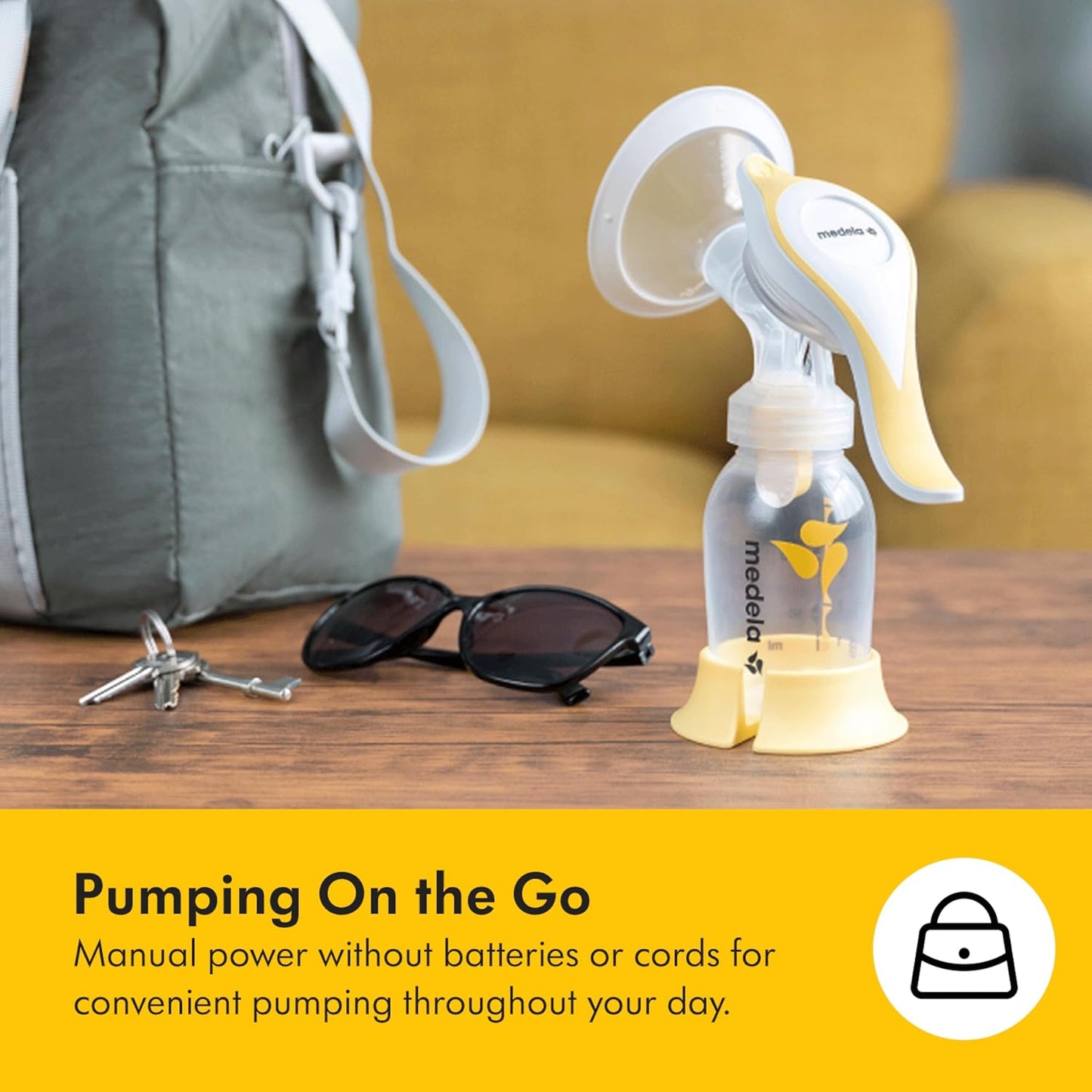 Medela Harmony Manual Breast Pump Bundle - Perfect Pair with Silicone Breast Milk Collector | Lightweight & BPA-Free