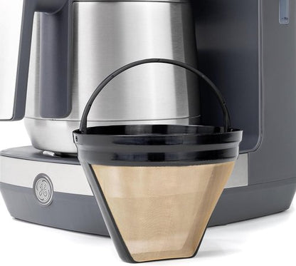 GE Drip Coffee Maker - 10-Cup Thermal Carafe Keeps Coffee Warm for 2 Hours | Adjustable Brew Strength | Stainless Steel