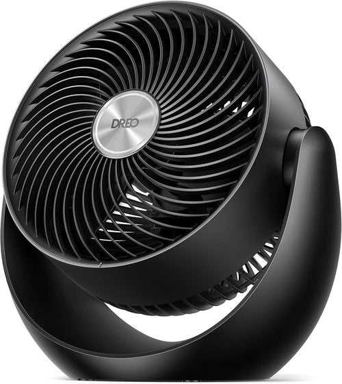 DREO 11-Inch Table Fan - Quiet Air Circulator with 60ft Strong Airflow & 120° Adjustable Tilt
