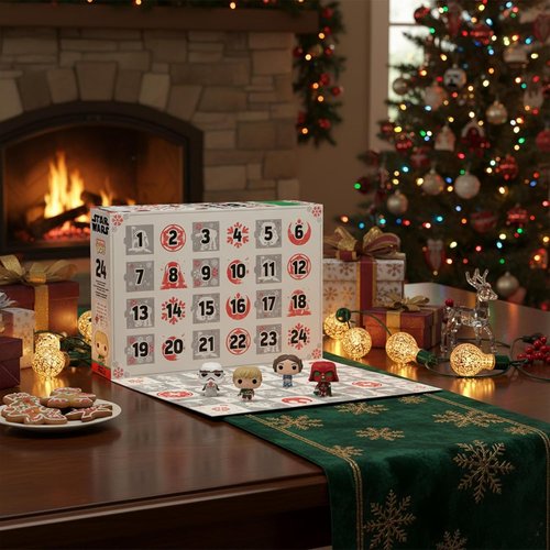 Funko Pop! Star Wars Advent Calendar - 24 Days of Collectible Vinyl Mini Figures | Perfect Holiday Gift for Kids