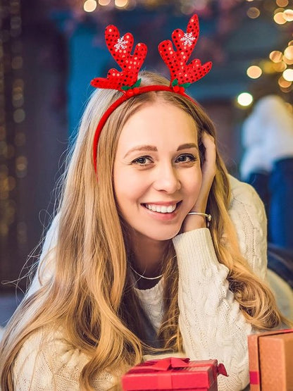 HOVACY Christmas Headbands - 16 Unique Styles for Holiday Parties | Cute Elf & Santa Hat Designs
