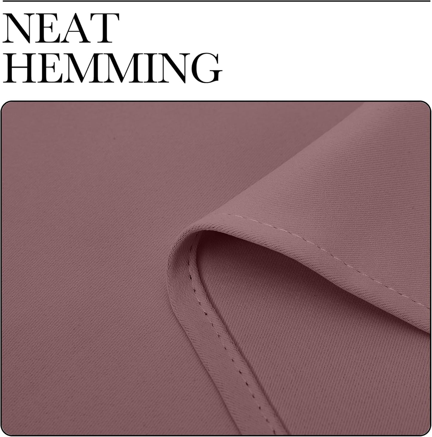 NICETOWN Room Darkening Curtains - Thermal Insulated Drapes for Bedroom | Dusty Bean Paste, 2 Panels, 42x63