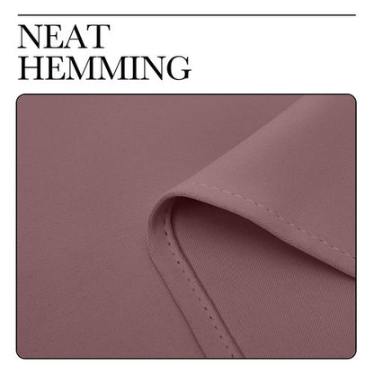 NICETOWN Room Darkening Curtains Drapes for Daughter's Bedroom, Window Treatment Thermal Insulated Grommet for Living Room (Dusty Bean Paste, 2 Panels, 42 by 63)