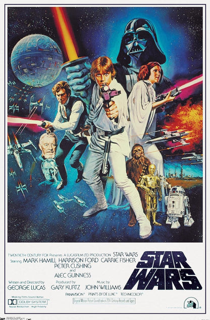 Trends International Star Wars IV Wall Poster - Collector's Edition 24" x 36" for Bedroom Decor