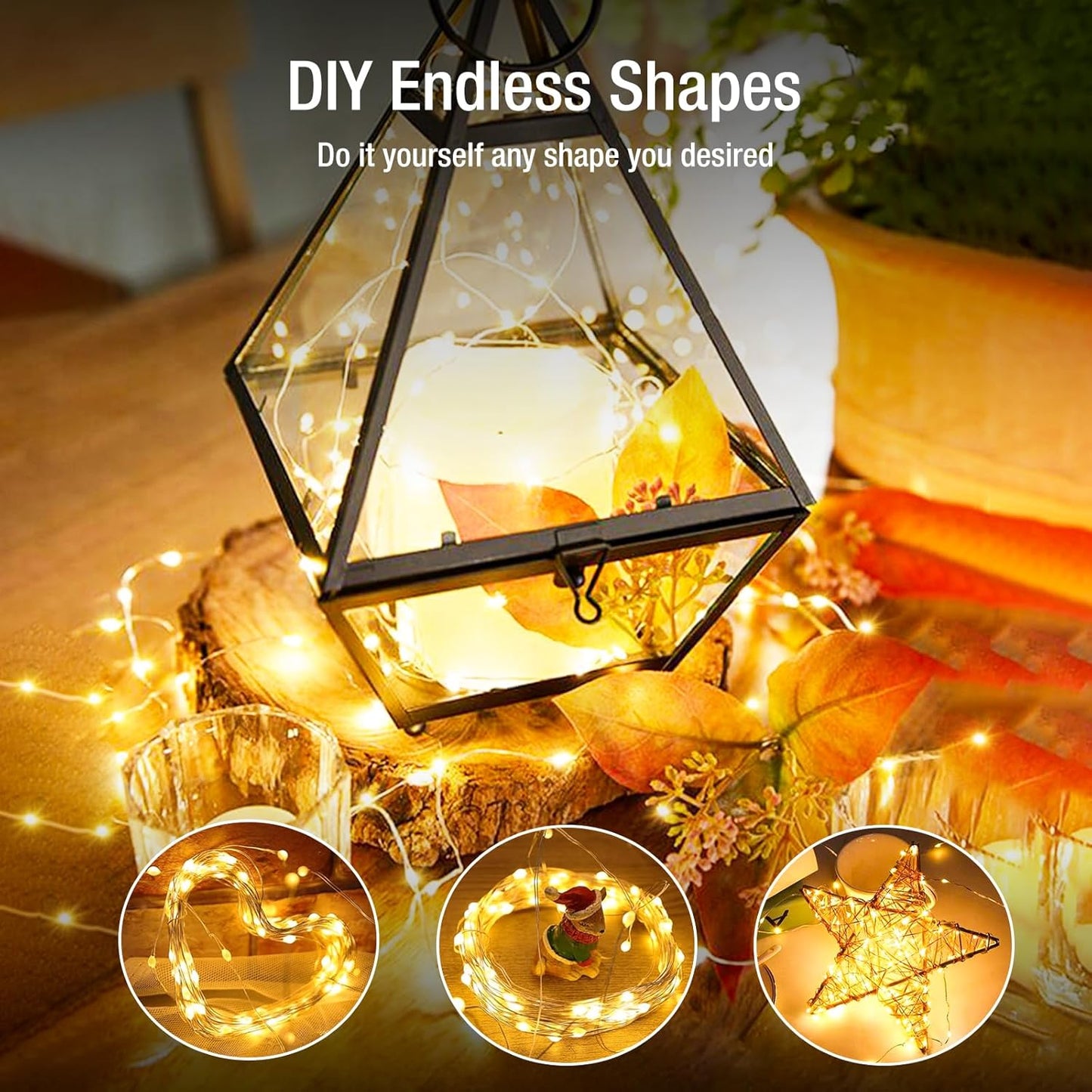 Skiennix 12 Pack Fairy Lights - 7ft Battery Operated Twinkle Lights, Waterproof for Mason Jars & DIY Decor | Warm & Cold White