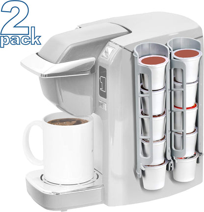 STORAGENIE Coffee Pod Holder - Side Mount K-Cup Dispenser for Keurig | Ideal for Small Counters