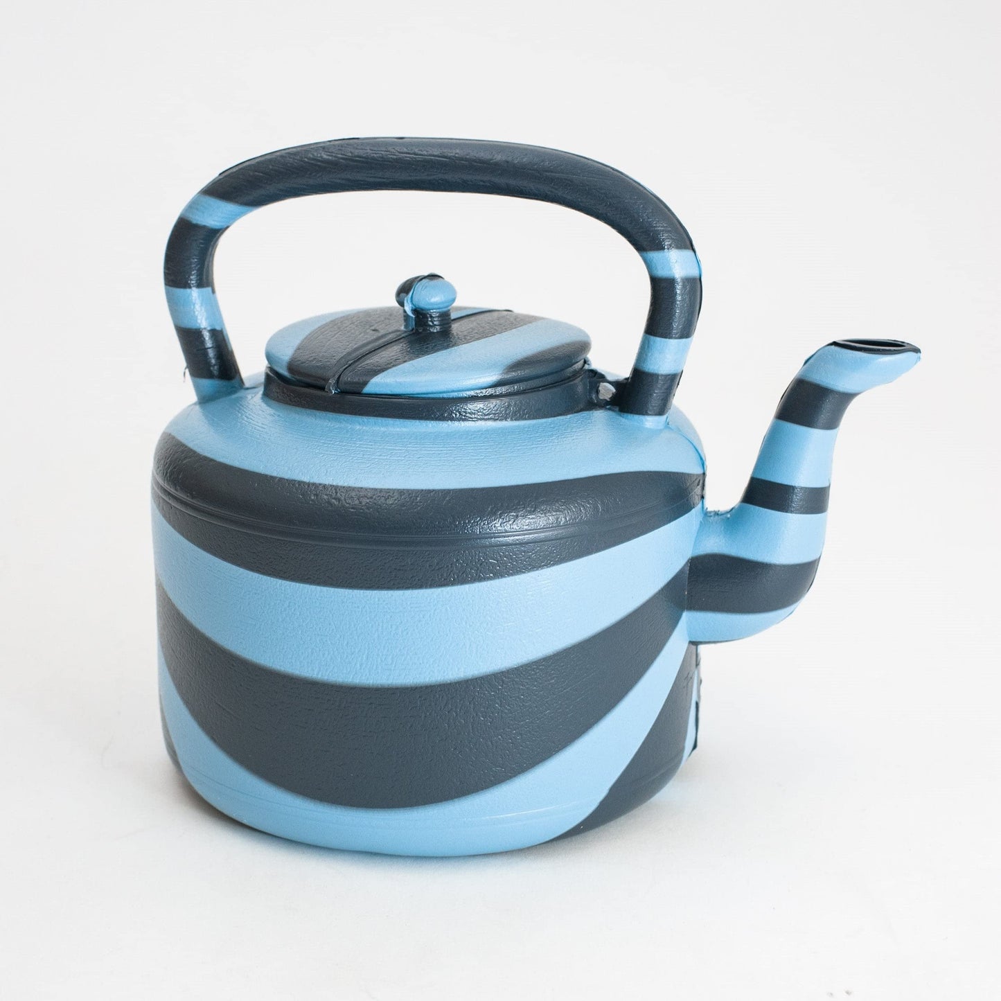 African Delights Watering Can - 1 Gallon Plastic Colorful Watering Jug - Watering Can - Made in Africa - Lota for Bathroom Blue/Black