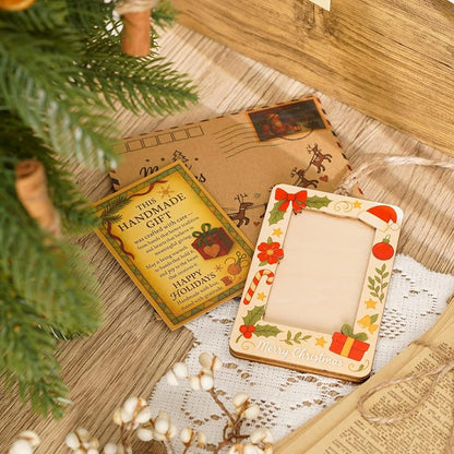 Wooden Christmas Ornament Set - Luxury Handcrafted Holiday Ornaments