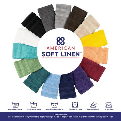 American Soft Linen 35x70 Jumbo Large Bath Towel, 600 GSM 100% Cotton Turkish Bath Sheet, Oversized Luxury Bath Towel for Bathroom Beach and Pool, Purple