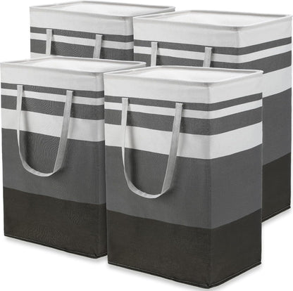Skiennix 75L Large Laundry Basket - Waterproof Collapsible Hamper with Extended Handles | Ideal for Bedroom, Bathroom, and Dorm Use