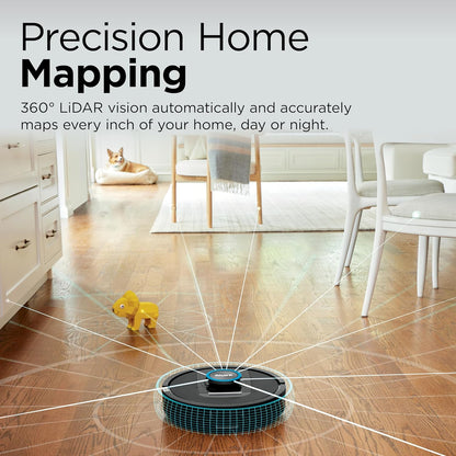 Shark PowerDetect Robot Vacuum - Self-Emptying with NeverStuck Tech | WiFi, HEPA, Black, Ideal for Pet Hair
