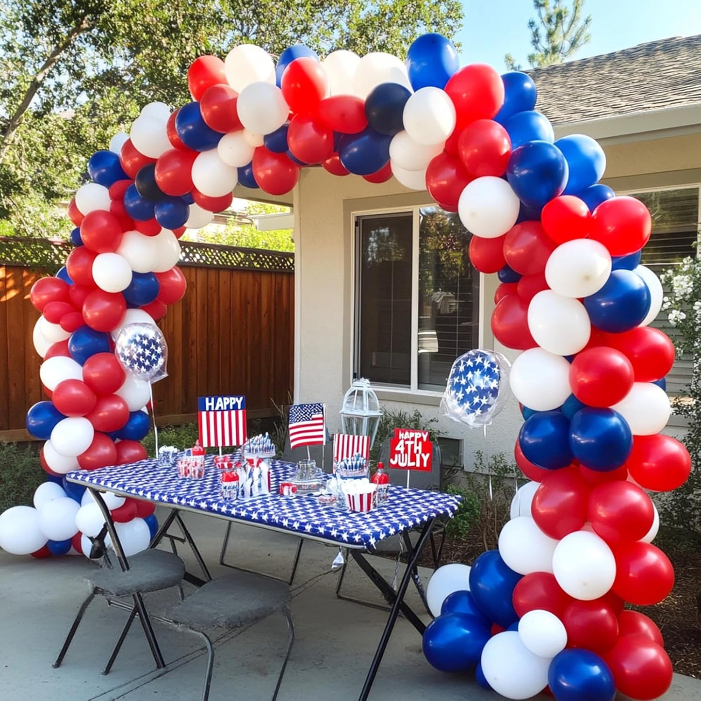 RUBFAC Red Balloons - 135pcs in Various Sizes (5-18 Inch) for Birthday & Wedding Decorations
