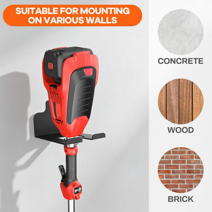 Weedeater Wall-Mounted Hanger - Garden Tool Holder for Weed Whackers & Trimmers | 1 Pack