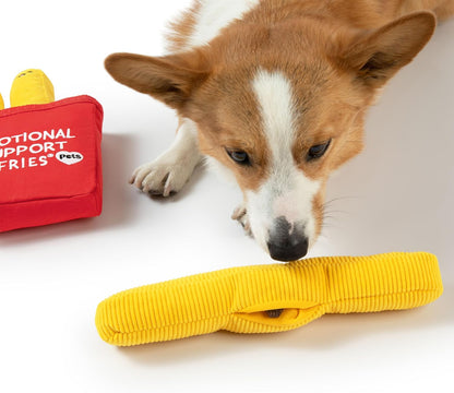 Relatable Emotional Support Pet Fries - Cuddly Dog Toys & Puppy Essentials | Perfect Gift Set of 3