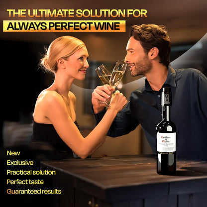 Wine Bottle Stopper with Vacuum Pump – Reusable Wine Saver That Preserves Freshness for Days – Universal Fit Wine Preserver, Bar & Kitchen Accessory
