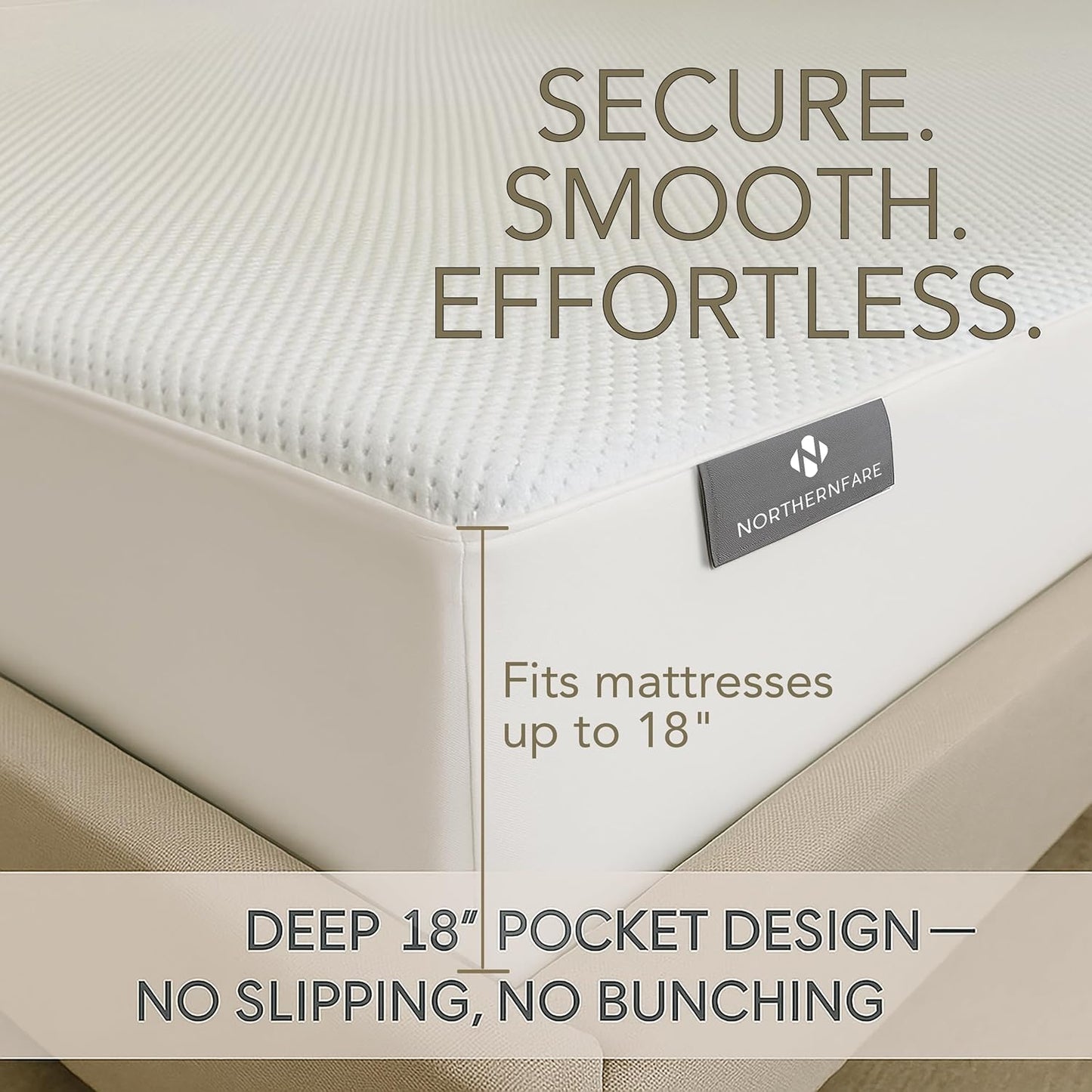 Queen Size Premium Mattress Protector - 100% Waterproof Tencel Cover | Cooling & Breathable Deep Pocket Design