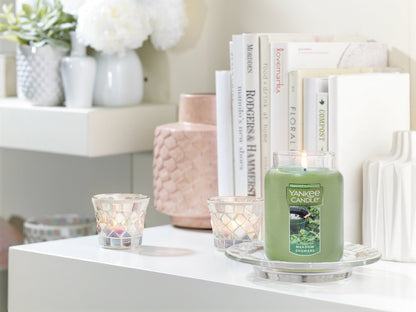 Yankee Candle Meadow Showers Scented Classic 22oz Large Jar Single Wick Candle Over 110 Hours of Burn Time Green