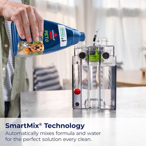 BISSELL® Little Green® Max Pet SmartMix Portable Carpet Cleaner - Deep Clean with Self-Cleaning Tool & Pet Hair Removal | 38572