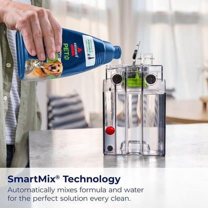 BISSELL® Little Green® Max Pet SmartMix Portable Carpet Cleaner - Deep Clean with Self-Cleaning Tool & Pet Hair Removal | 38572