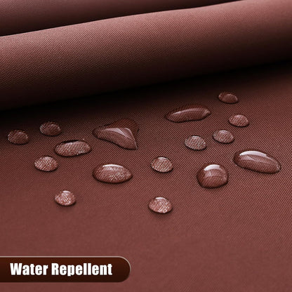 OLANLY Luxury Ombre Shower Curtain Set - Waterproof & Washable | Brown & White, 72x72 Inches