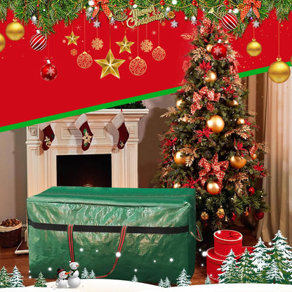 Skiennix Christmas Tree Storage Bag - Waterproof & Tearproof for 7FT/6FT Trees | Easy Transport & Organization