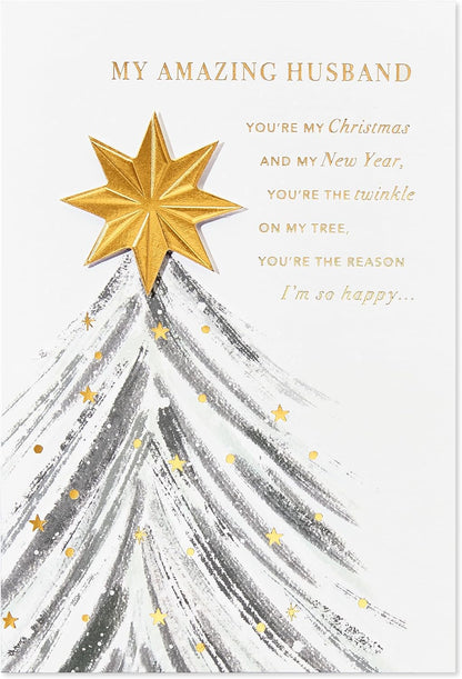 American Greetings Christmas Card - Heartfelt Message for Husband | Perfect Holiday Gift
