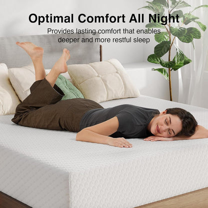 Novilla Queen Mattress - 12 Inch Memory Foam for Pressure Relief & Cool Sleep | Removable Washable Cover