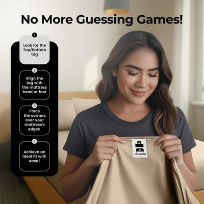 Utopia Bedding King Fitted Sheets - Bulk Pack of 2 Bottom Sheets - Soft Brushed Microfiber - Deep Pockets - Shrinkage & Fade Resistant - Easy Care (King, Beige)