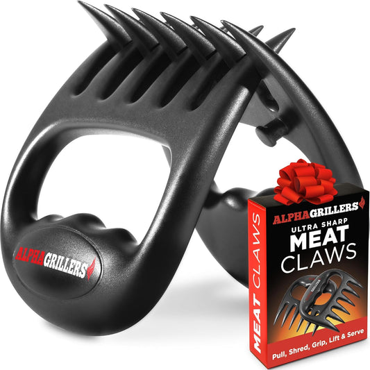 Alpha Grillers Meat Shredder Claws - BBQ Pulling Tools for Effortless Shredding | Perfect Gift for Men