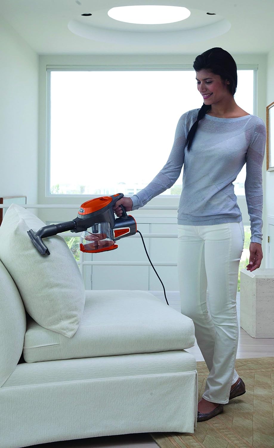 Shark Rocket HV302 Ultra-Light Corded Vacuum - Powerful Carpet & Hard Floor Cleaner | Orange (Renewed)