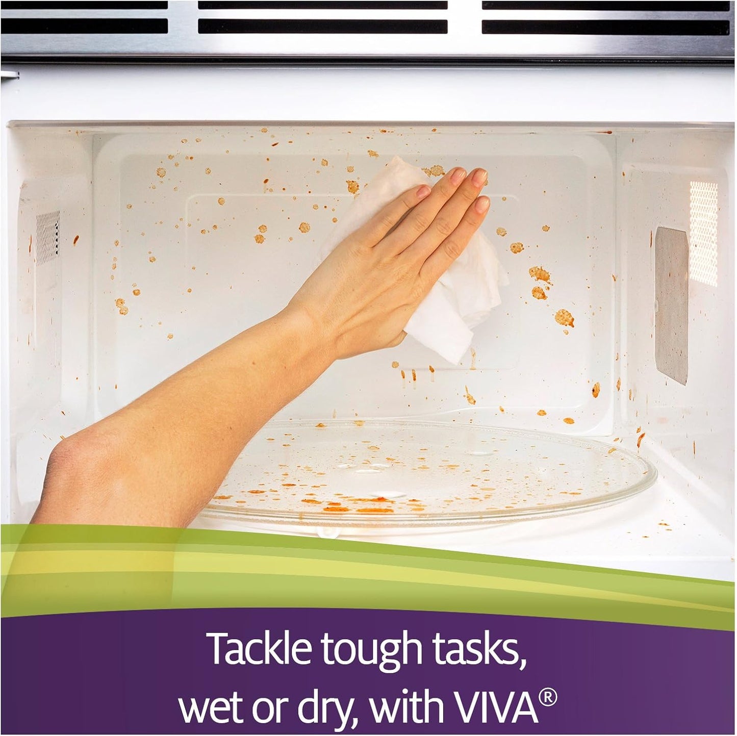 VIVA Choose-A-Sheet Paper Towels - Soft & Strong Cloth-Like Texture - 6 Regular Rolls for Ultimate Clean