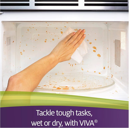 VIVA Choose-A-Sheet Paper Towels - Soft & Strong Cloth-Like Texture - 6 Regular Rolls for Ultimate Clean