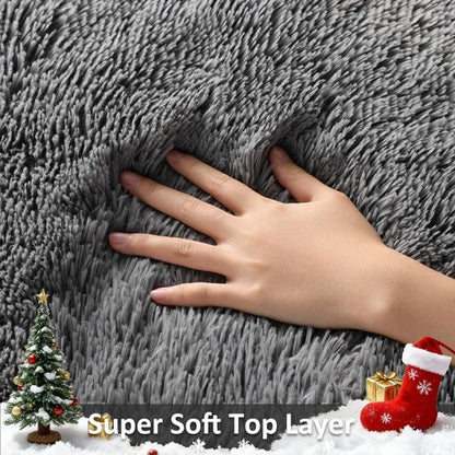 Ophanie 7x10 Area Rugs for Living Room, Upgrade Non-Slip Fluffy Soft Large Shag Bedroom Carpet, Grey Big Indoor Thick Nursery Rug, Gray Carpets for Boy and Girls Room Dorm Home Decor Aesthetic