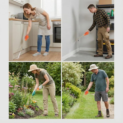 Diatomaceous Earth Bulb Duster - Large Powder Applicator for Easy Application | Orange