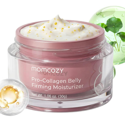 Momcozy Stretch Mark Prevention Cream - Travel Size Belly Moisturizer with Peptides & Shea Butter | 1.06 oz (30g)