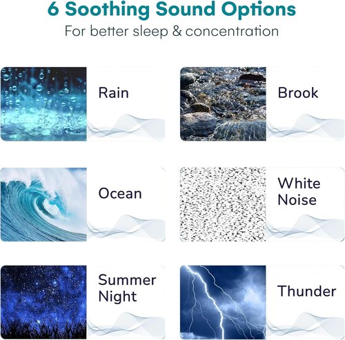 Big Red Rooster Sleep Sound Machine - Portable White Noise Device for Kids & Babies | Rain & Nature Sounds - 4x4x3 in