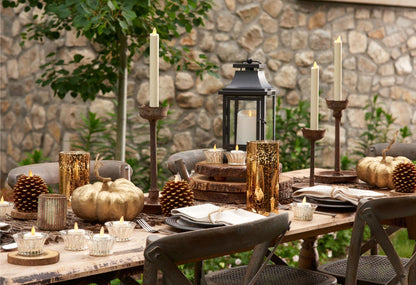 Luminara Flameless LED Tea Light Candle, 1.4" x 2", Pack of 2, Pearl Ivory, Real Flame, Battery Operated w/Remote Timer Function, Paraffin Wax