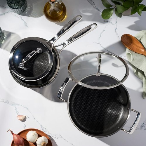 Henckels Paradigm Ceramic - 6-Piece Stainless Steel Dual Performance Cookware Set
