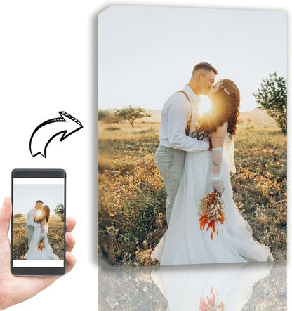 Custom Canvas Prints by [Brand Name] - Personalized Framed Canvas (12" x 16") for Home Decor & Gifts