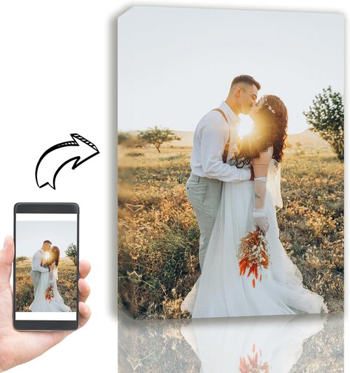 Custom Canvas Prints by [Brand Name] - Personalized Framed Canvas (12" x 16") for Home Decor & Gifts