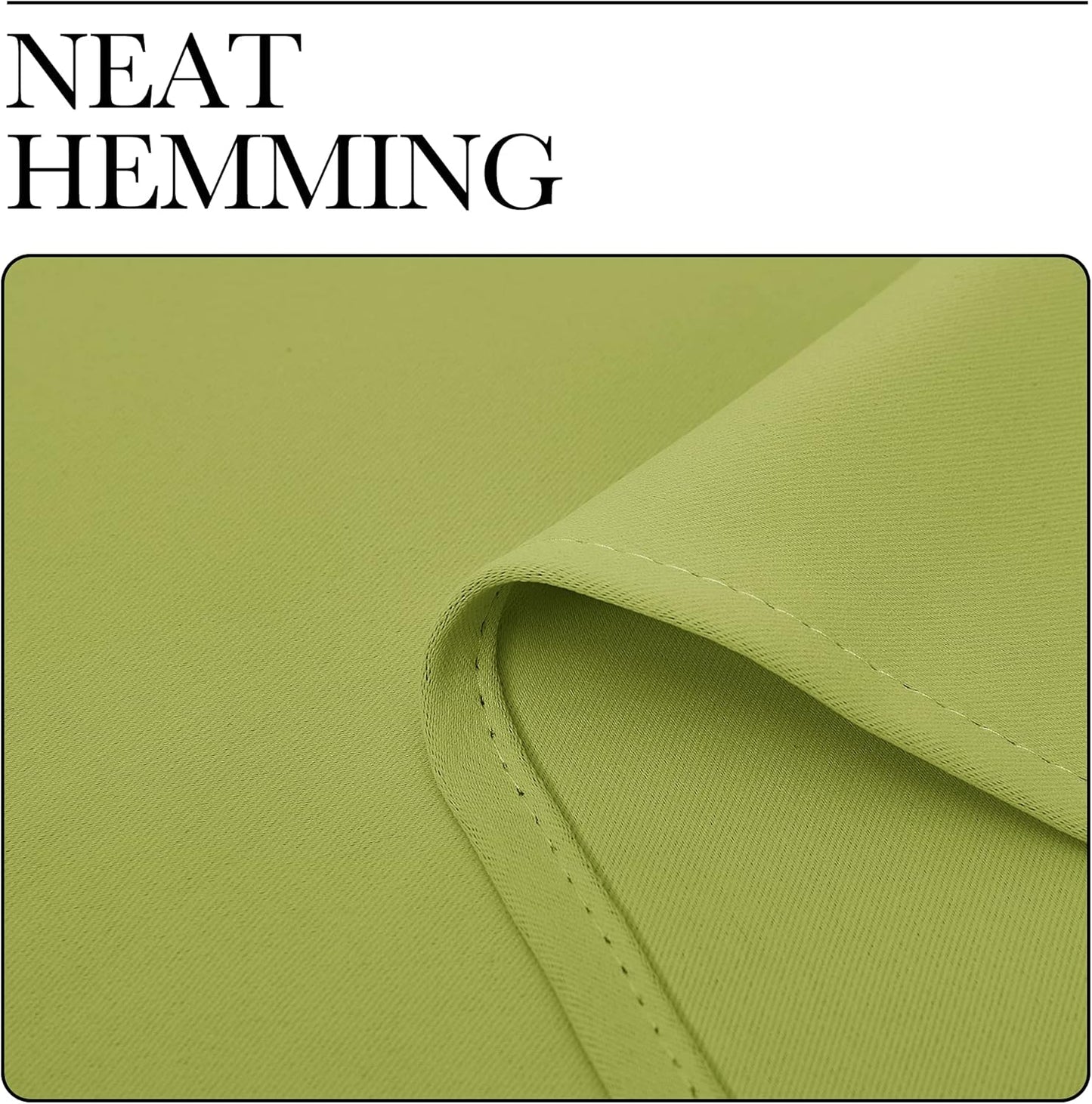 NICETOWN Thermal Insulated Blackout Curtains - Decorative Grommet Drapes for Kids' Room | Fresh Green, 42 x 63 Inches