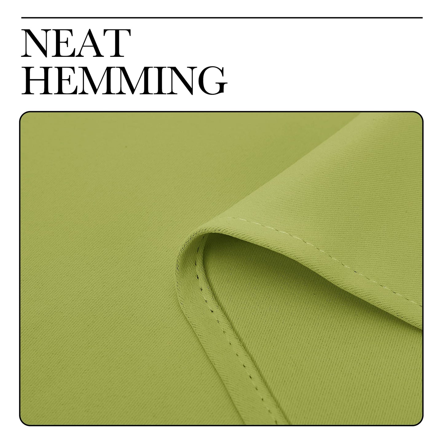 NICETOWN Green Blackout Curtains Window Panels, Window Treatment Thermal Insulated Solid Grommet Blackout Draperies/Drapes for Christmas Bedroom (Set of 2, 34 by 84 Long, Fresh Green)