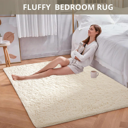 Ophanie Area Rugs for Bedroom Living Room, Color Cream White, Size 2' x 7', Shape Rectangular