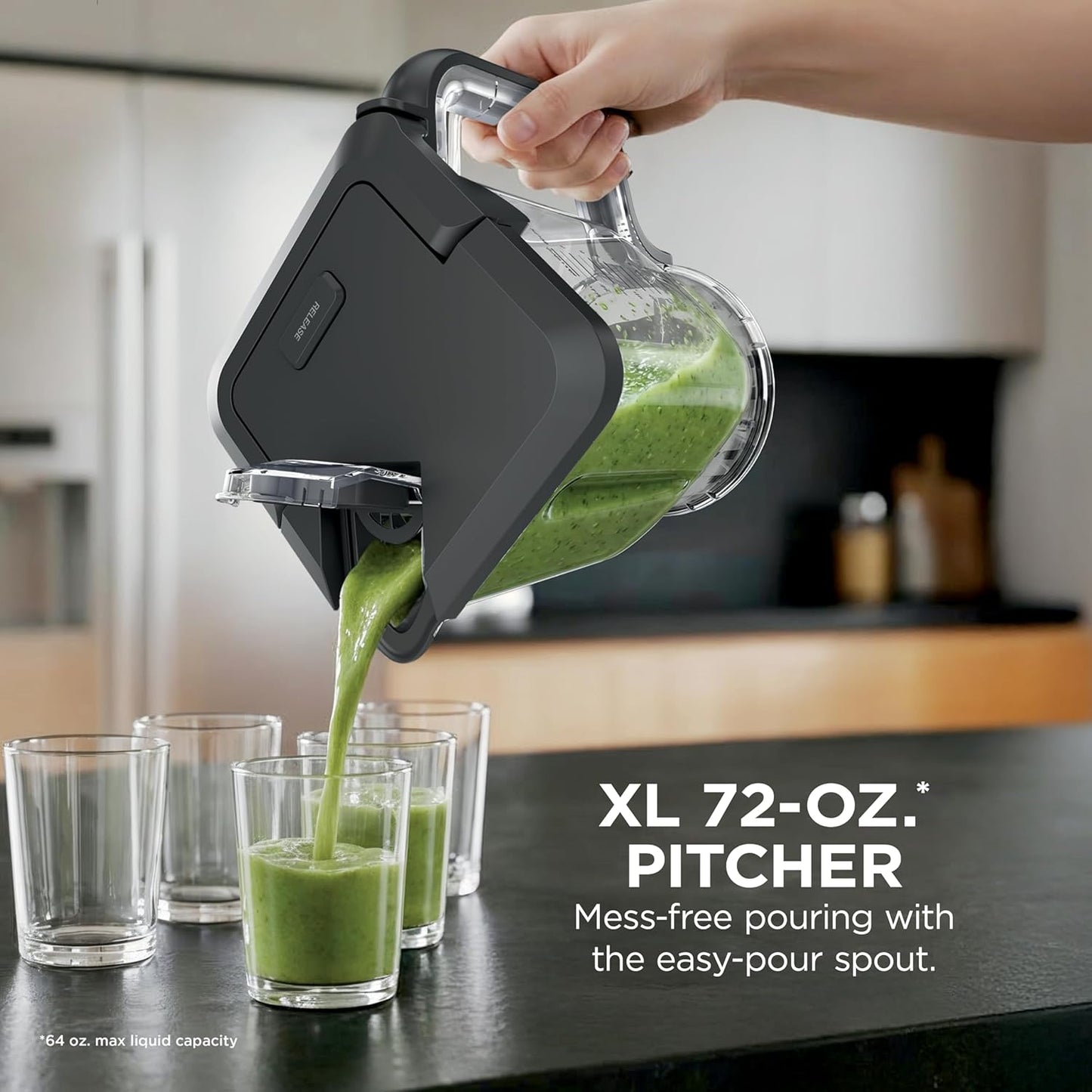 Ninja BlendPro Kitchen System - 72 oz Full-Size Blender & 5-Cup Food Processor | 1200W Total Crushing Tech, Beige