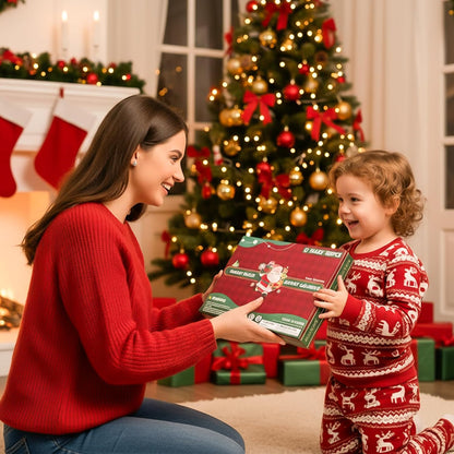 Advent Calendar 2025 | 106PCS Christmas Tree Building Block Set - Fun Stacking Tiles for Kids Ages 3-12